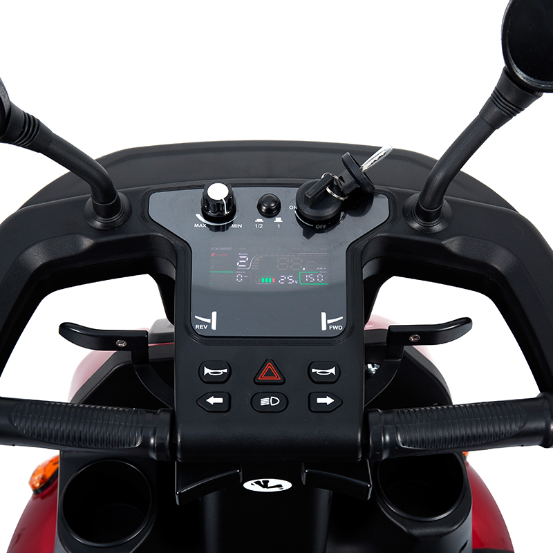 TK-500 Ağır Hizmet Tipi Yüksek Güçlü 4 Tekerlekli Arazi Tipi Elektrikli Eğlence Scooterı