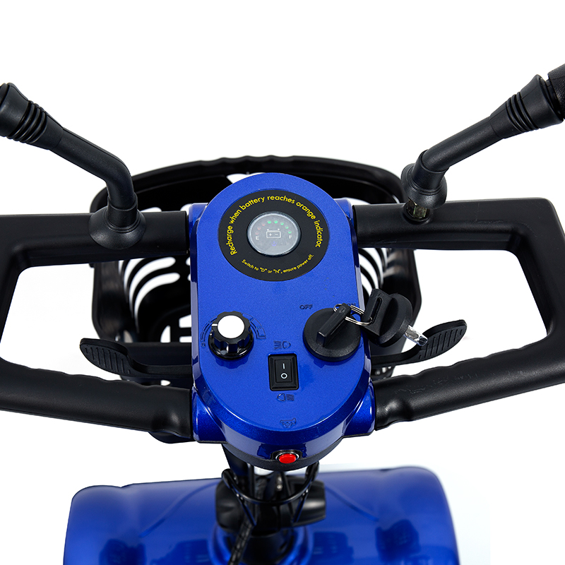 YL-08S 12°Tırmanma Kapasiteli Ağır Hizmet 4 Tekerlekli Katlanır Hareketlilik Scooterı