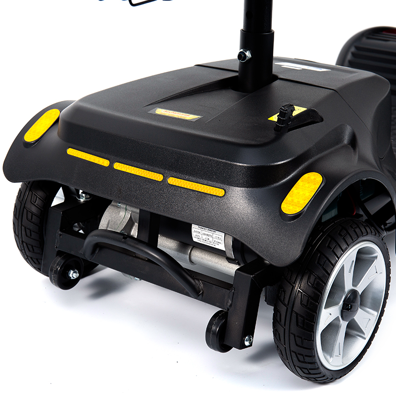 YL-07 Sepetli 4 Tekerlekli Seyahat Katlanabilir Elektrikle Çalışan Mobilite Scooter