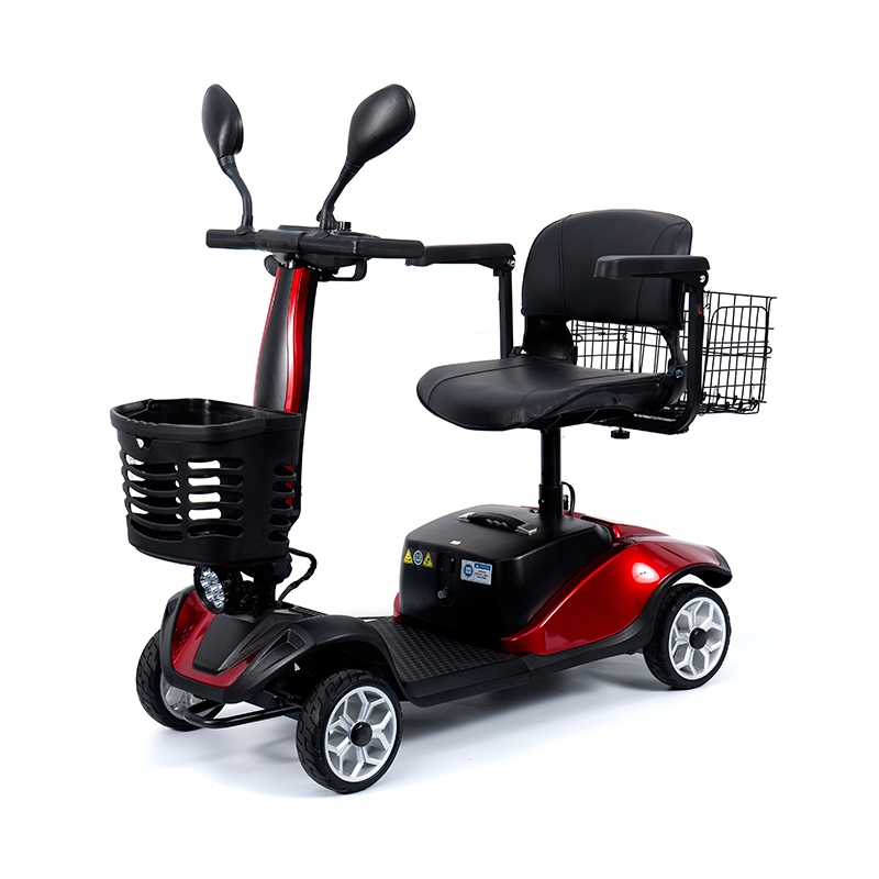 YL-07T 4 Tekerlekli Taşınabilir Katlanabilir Elektrikle Çalışan Mobilite Scooter