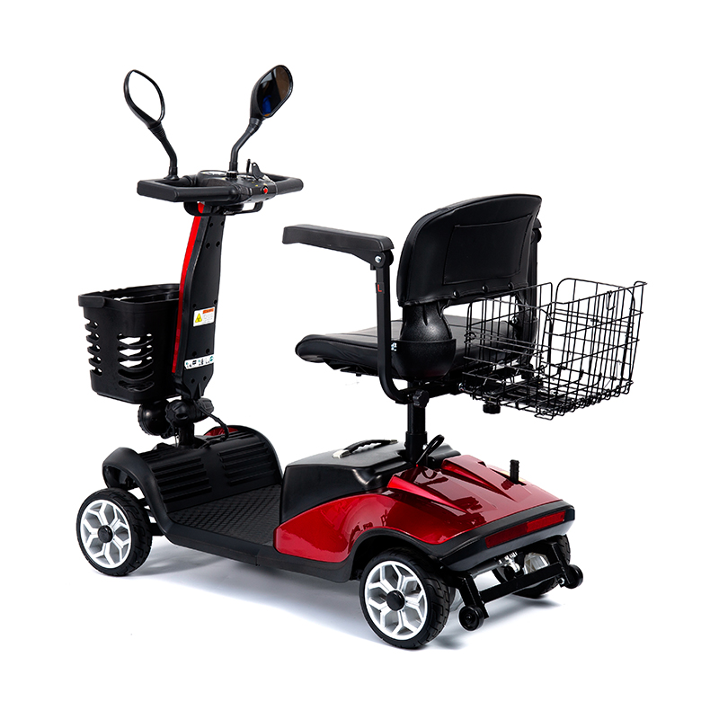 YL-07T 4 Tekerlekli Taşınabilir Katlanabilir Elektrikle Çalışan Mobilite Scooter