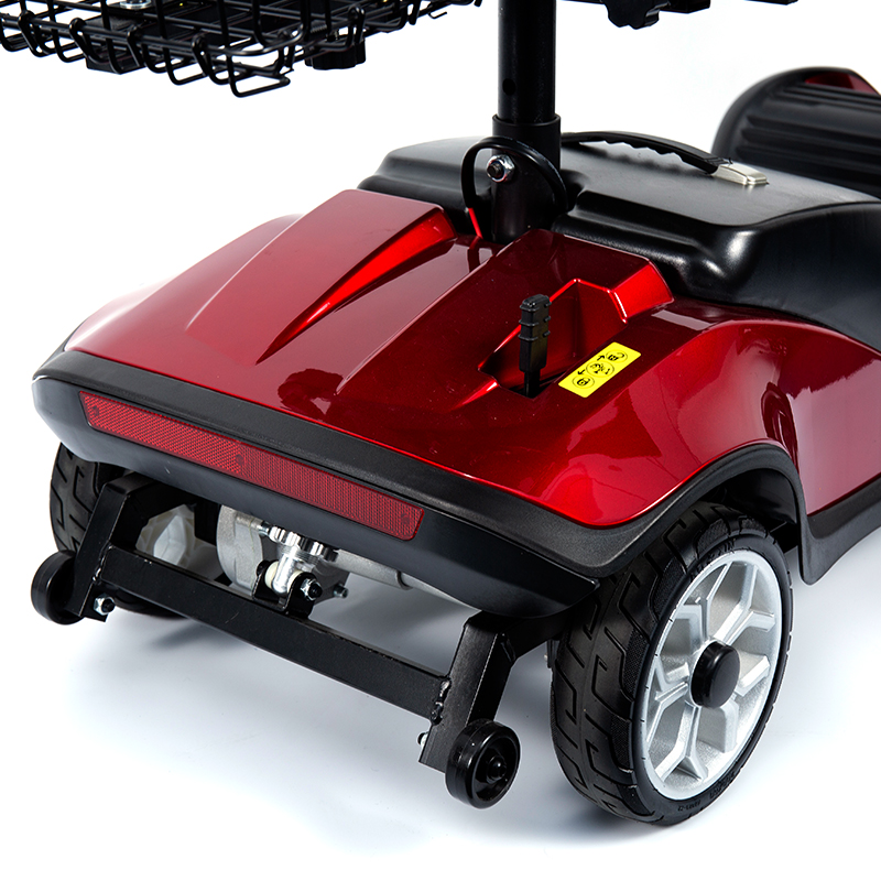 YL-07T 4 Tekerlekli Taşınabilir Katlanabilir Elektrikle Çalışan Mobilite Scooter