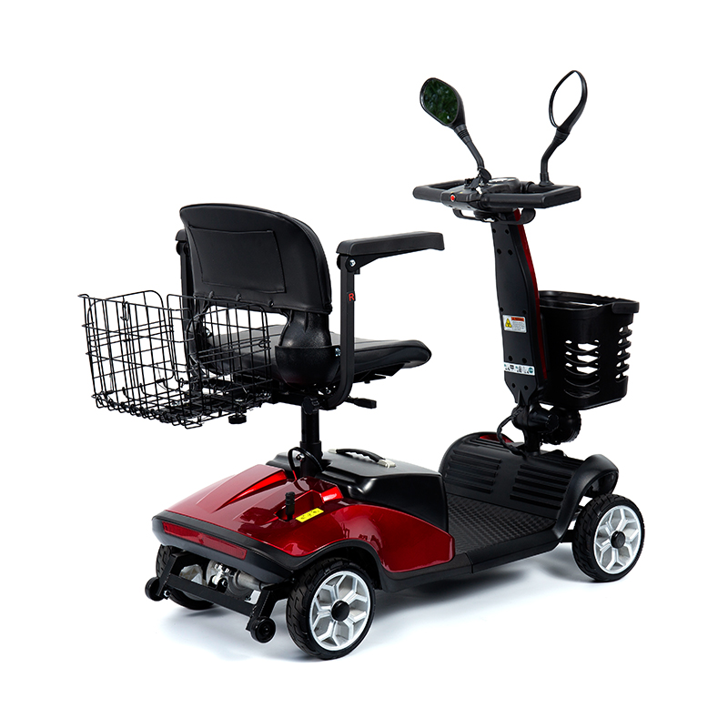 YL-07T 4 Tekerlekli Taşınabilir Katlanabilir Elektrikle Çalışan Mobilite Scooter