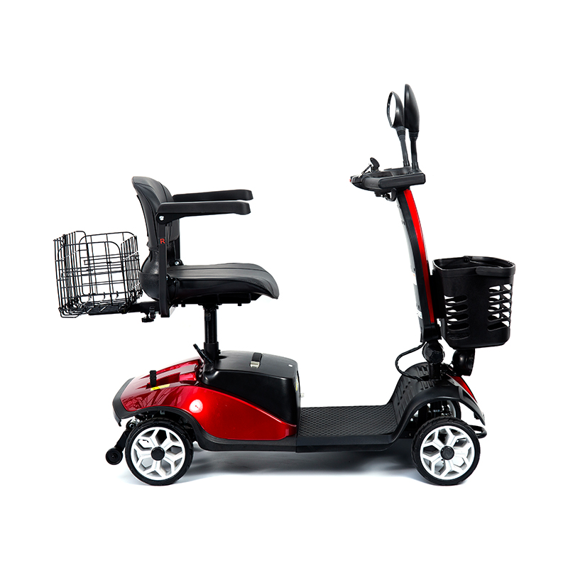 YL-07T 4 Tekerlekli Taşınabilir Katlanabilir Elektrikle Çalışan Mobilite Scooter