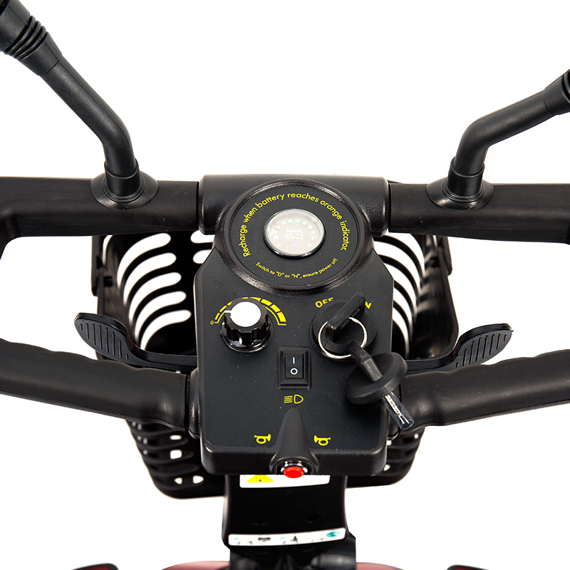 YL-01S Yaşlılar İçin 4 Tekerlekli Taşınabilir Katlanır Motorlu Hareketlilik Scooter