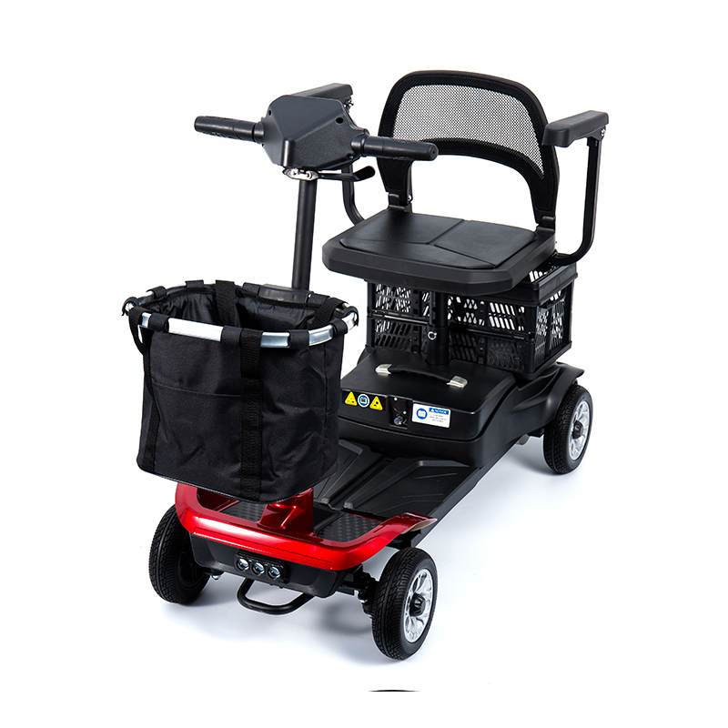 YL-02 Yaşlılar için 360° Dönebilen Koltuğa Sahip Hafif 4 Tekerlekli Mobilite Scooterı