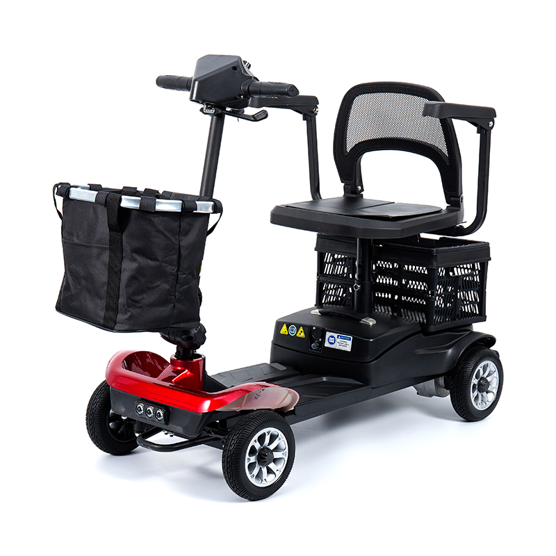 YL-02 Yaşlılar için 360° Dönebilen Koltuğa Sahip Hafif 4 Tekerlekli Mobilite Scooterı