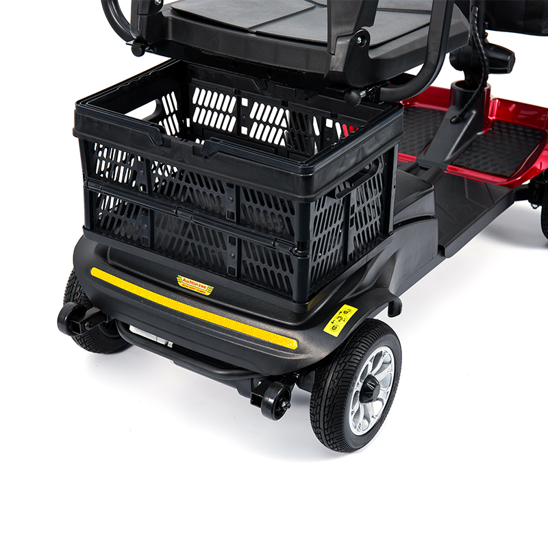 YL-02 Yaşlılar için 360° Dönebilen Koltuğa Sahip Hafif 4 Tekerlekli Mobilite Scooterı