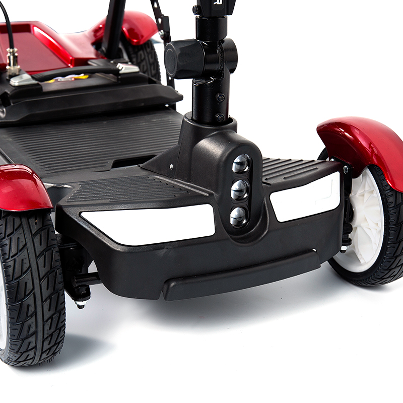 YL-211 LED Farlı, Sepetli Yaşlılar İçin 4 Tekerlekli Turistik Elektrikli Scooter