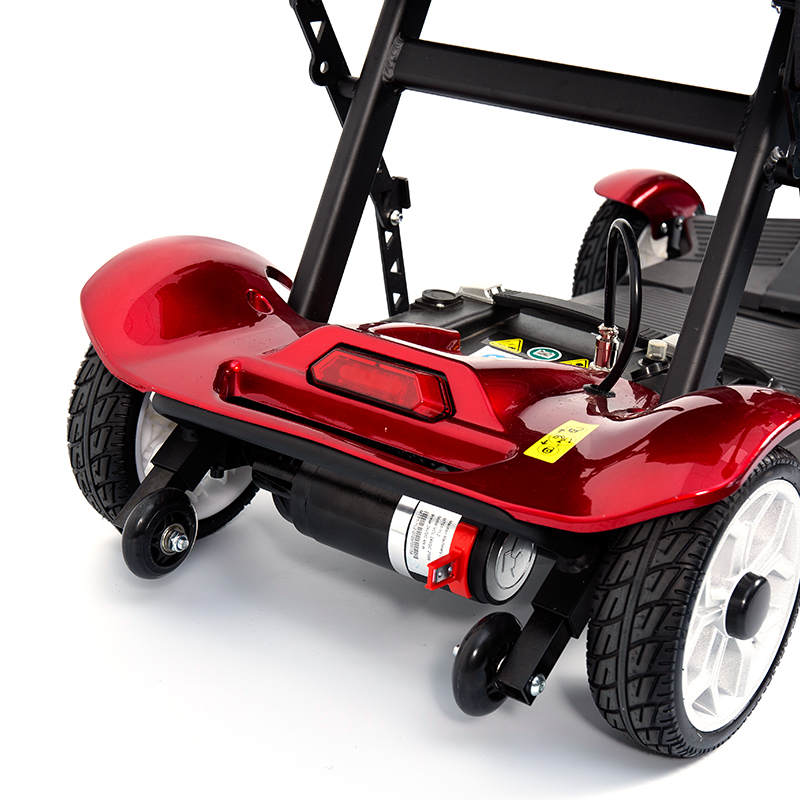 YL-211 LED Farlı, Sepetli Yaşlılar İçin 4 Tekerlekli Turistik Elektrikli Scooter