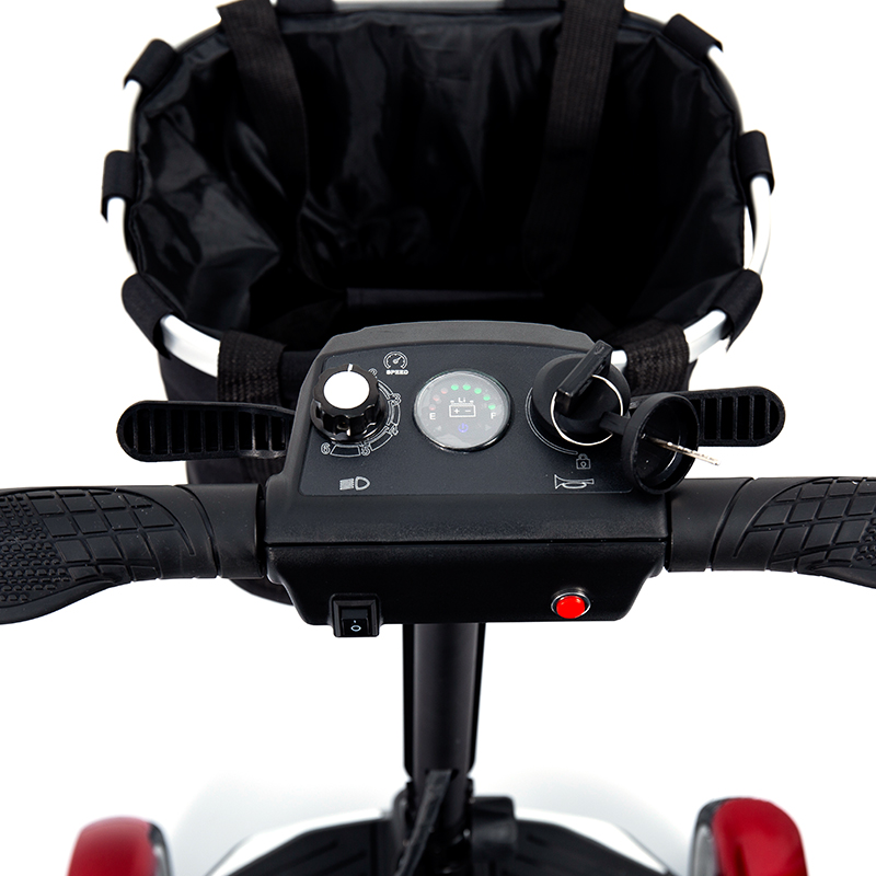 YL-211 LED Farlı, Sepetli Yaşlılar İçin 4 Tekerlekli Turistik Elektrikli Scooter